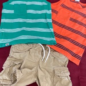Gap 2 tank tops and shorts